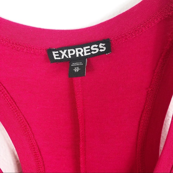 Express Sleeveless Racerback High Low Tank Dress - Picture 3 of 8